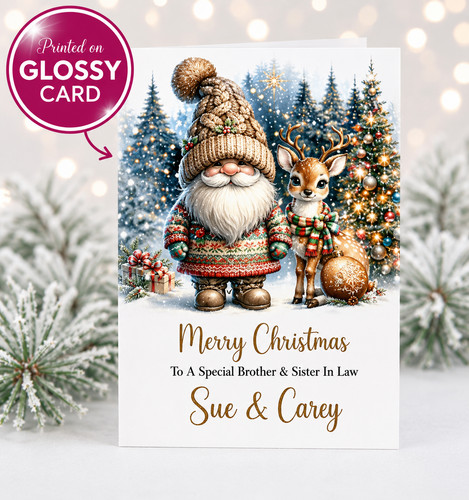 Personalised christmas card - christmas,
