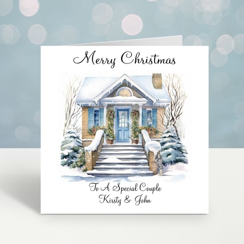 Personalised christmas card - christmas,