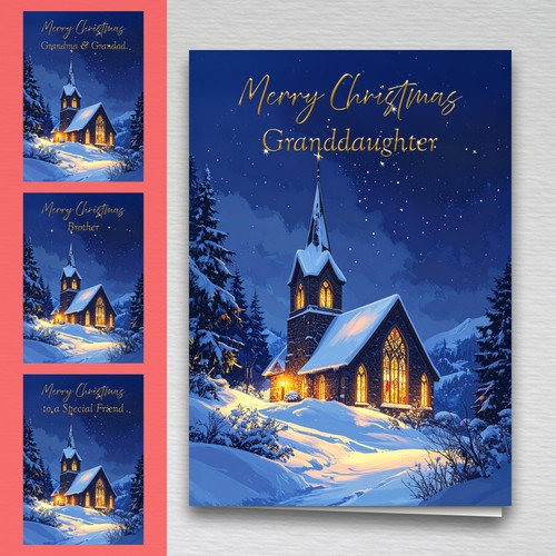 Christian christmas card for - christmas,