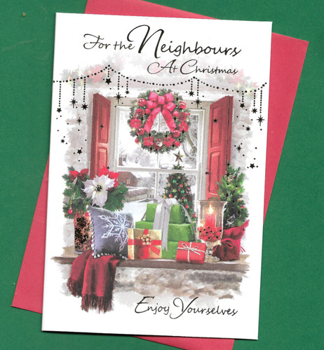 Neighbours christmas card - christmas, xmas