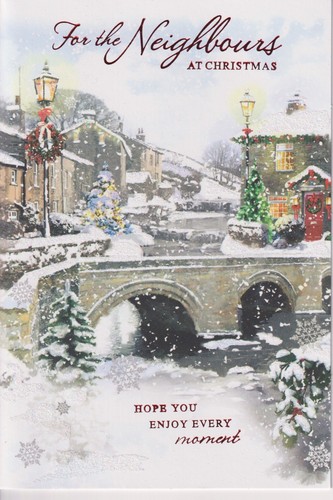 Neighbours christmas greeting - neighbours,