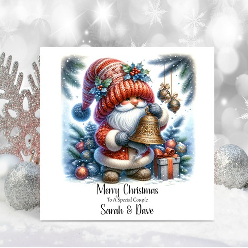 Personalised christmas card - personalised,