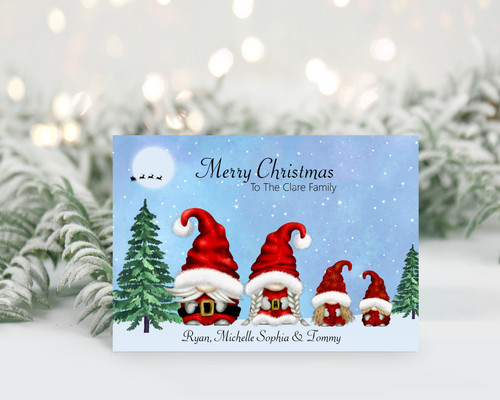 Personalised christmas card - christmas,