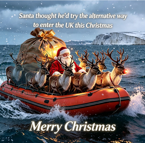 Funny christmas card for - funny,