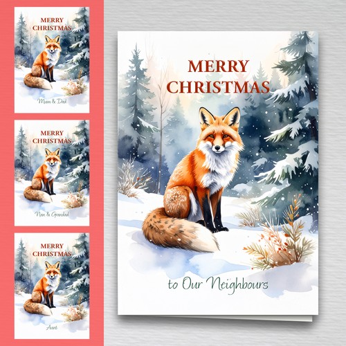 Christmas card for - card,