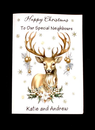 Personalised christmas card - personalised,
