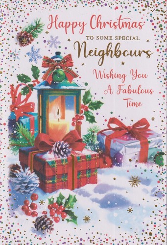 Neighbours christmas greeting - neighbours,