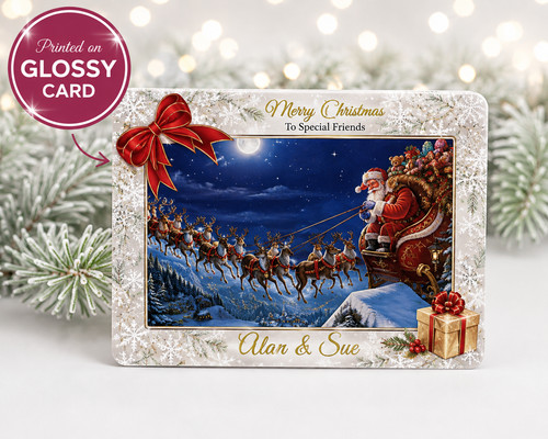 Personalised christmas card - personalised,