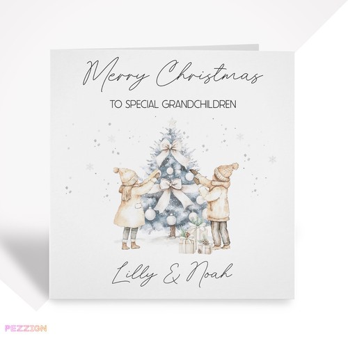 Personalised christmas card - personalised,