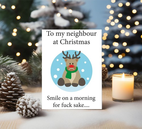 Funny christmas card - funny,